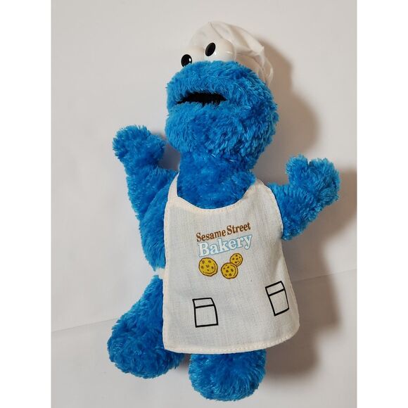 Sesame Street Bakery Cookie Monster 2002 bean bottom stuffed - Picture 2 of 6